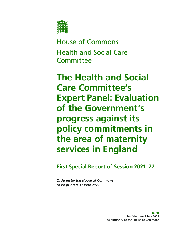 House of Commons Health and Social Care Committee (231188)