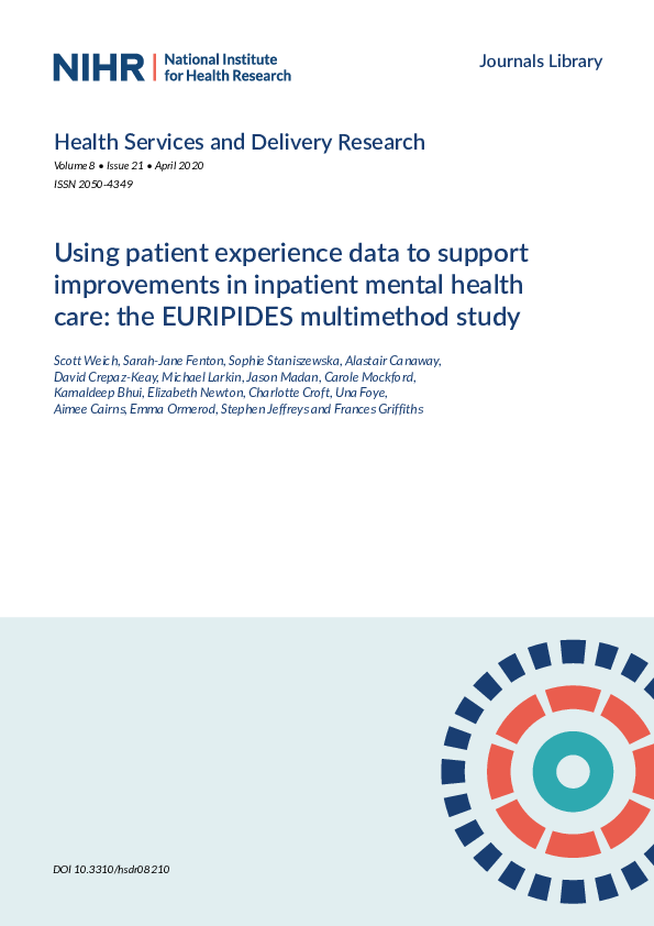 Health Services and Delivery Research (216782)